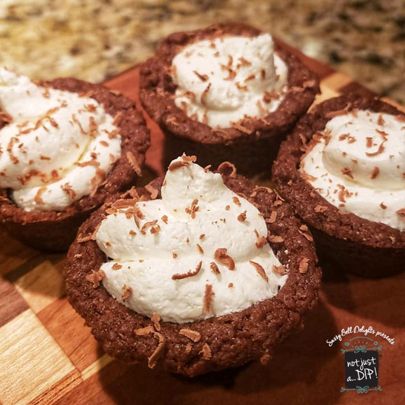 Use the dessert dip mix to fill in hollow cakes for a tasty treat.