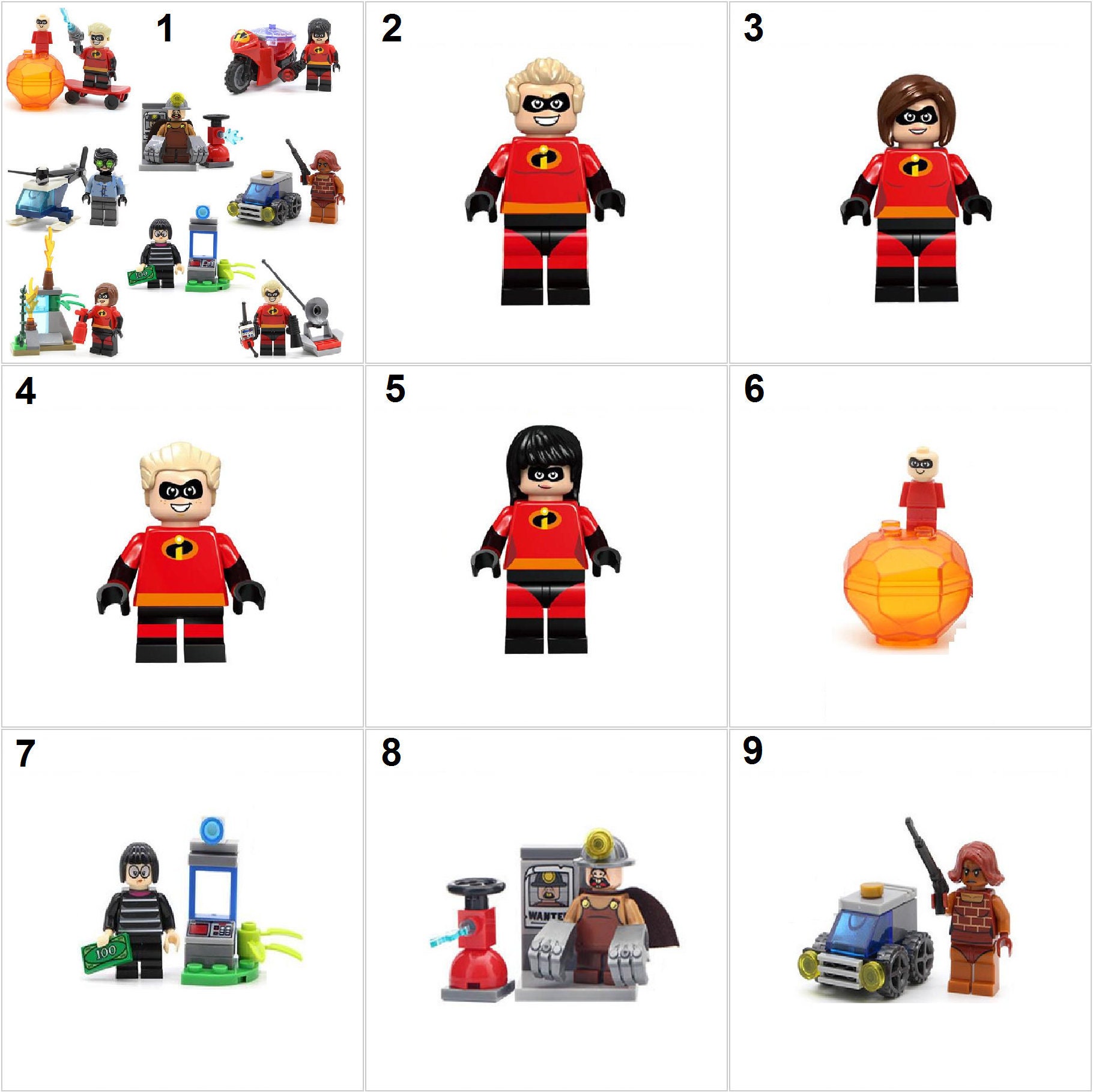 lego the incredibles roster lego the incredibles roster