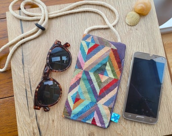 Glasses bag or cell phone bag to hang around your shoulder