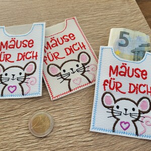 Hülle für Geldgeschenk, Gutschein Mäuse