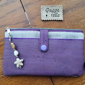 Handytasche Portemonnaie Clutch mit zwei Fächern