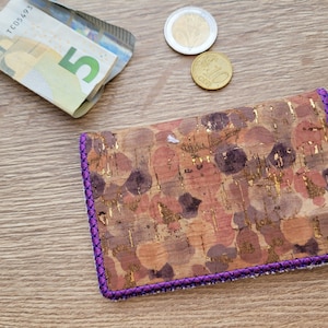 Geldbörse mit Kartenfächern portugiesischer Kork Geschenk Muttertag