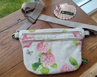 Bauchtasche Hipbag Crossbodybag Hortensienblüten