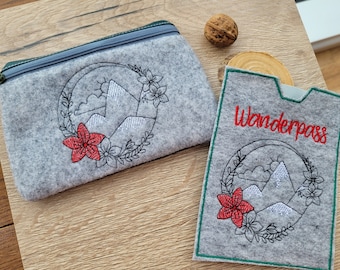 Tasche Bergwandern Wandern Bergsteigen Geschenkset Männergeschenk Wanderpass