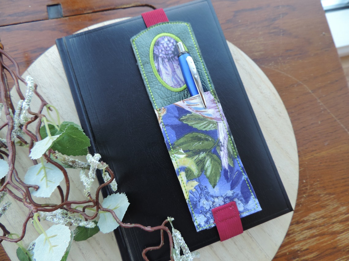 Pencil Case Bookmark 2 in 1 Pen Holder Gift for Women and Men Etsy