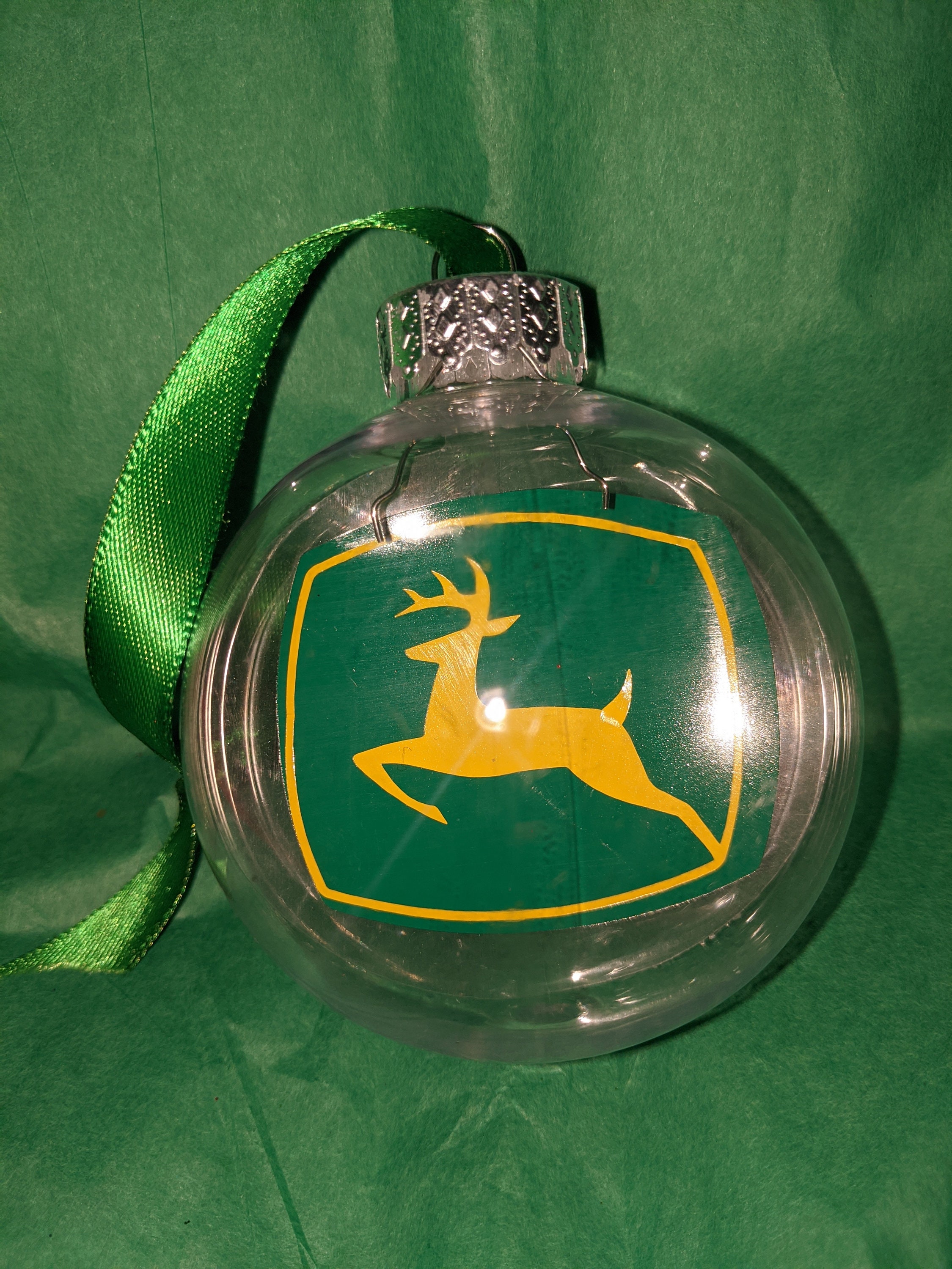 John deere inspired ornament for the Christmas tree. John Etsy