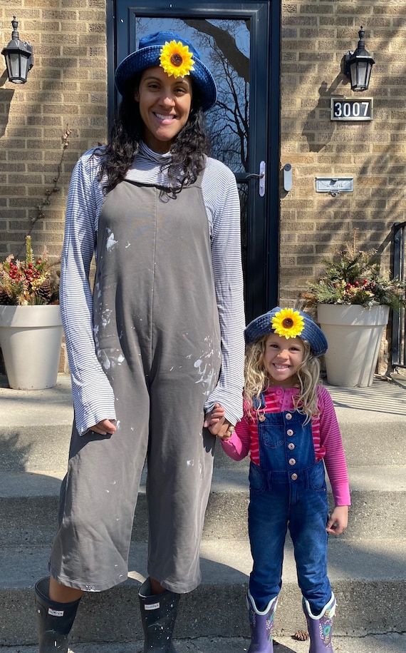 Women's 90s Nostalgia Sunflower Bucket Hat - Etsy