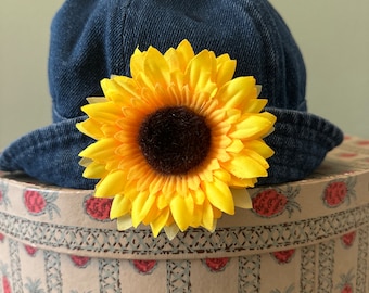 90s vintage STUDIO Q SUN FLOWER cap