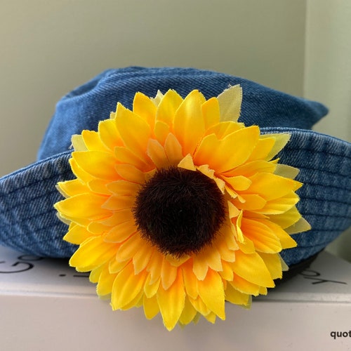 帽子 Human-i-Tees Sun Flower 90s cap y2k Women's 90s Nostalgia Sunflower Bucket Hat - Etsy