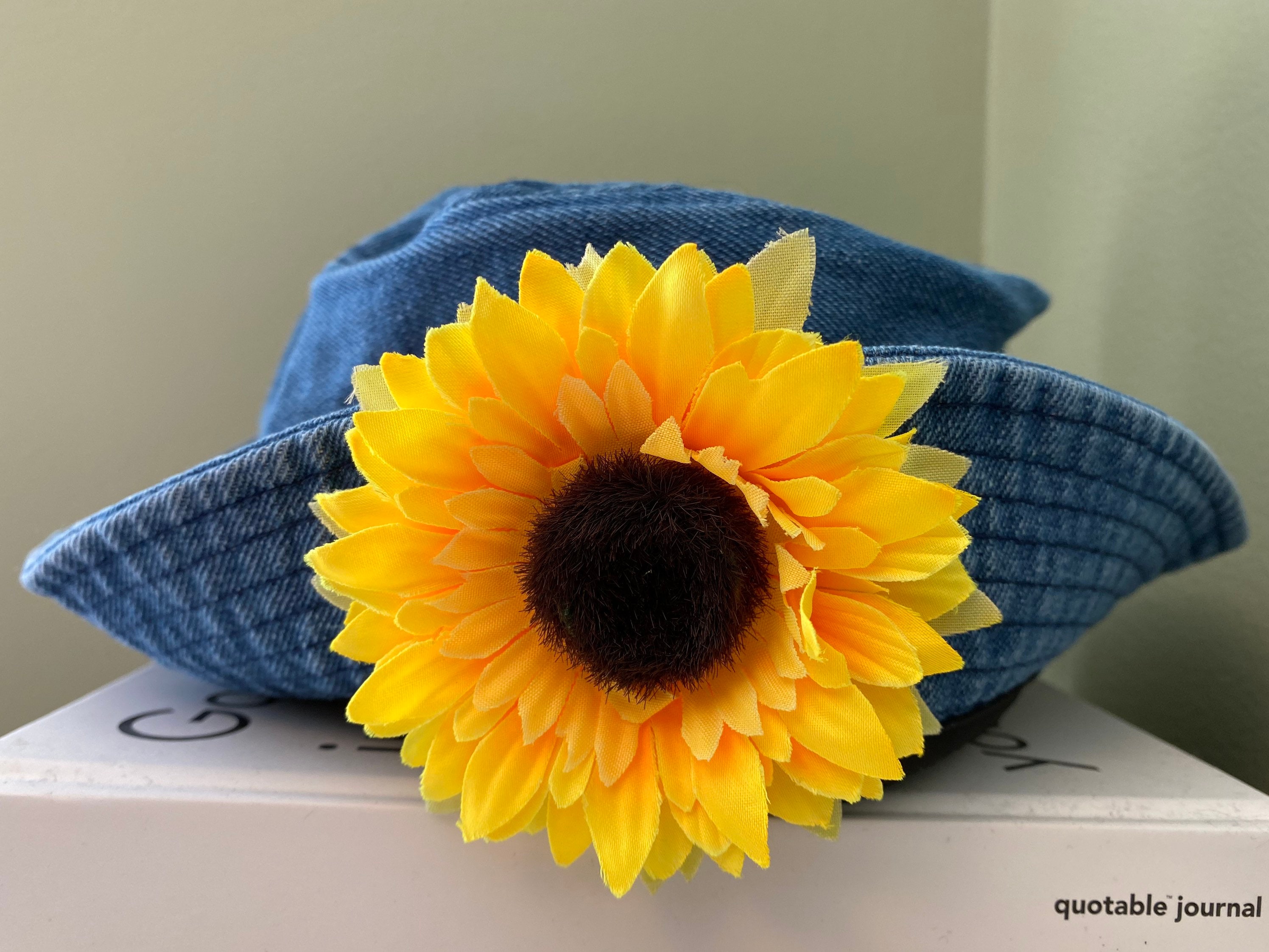 Women's 90s Nostalgia Sunflower Bucket Hat - Etsy