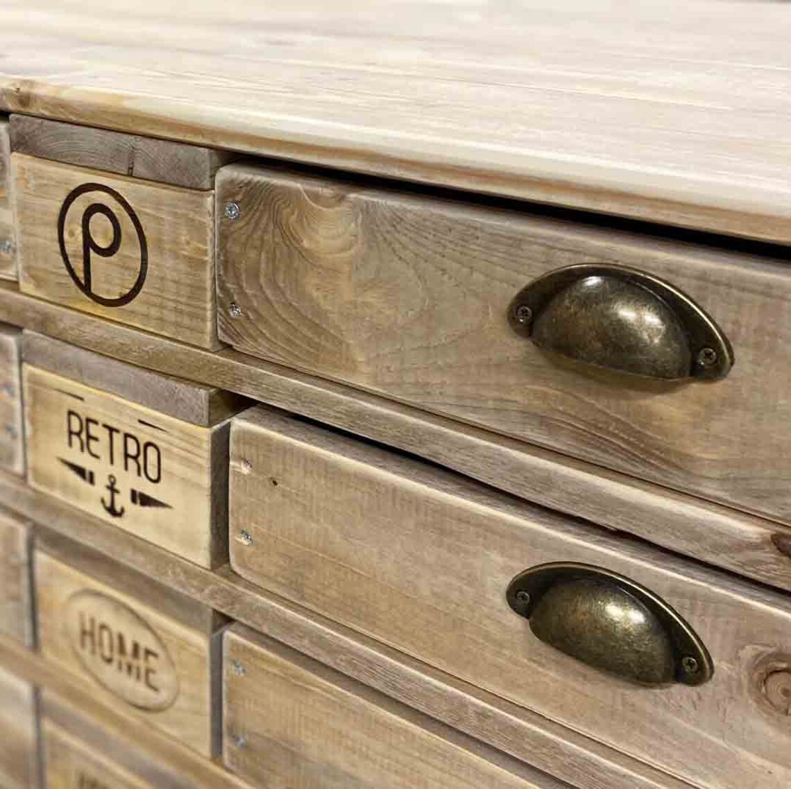 Pallet Furniture Large Table Made of Pallet Wood big Lagoon Etsy