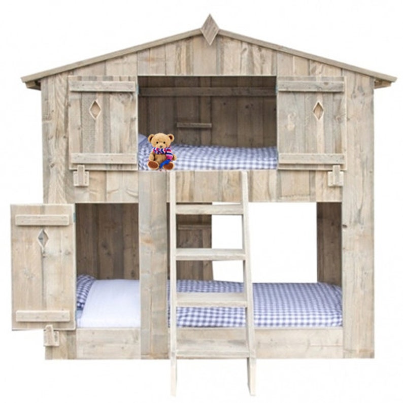 Timber / Scaffolding Bunk Bed / Cot sanremo Etsy