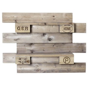 Pallet furniture: wall shelf / spice rack image 2