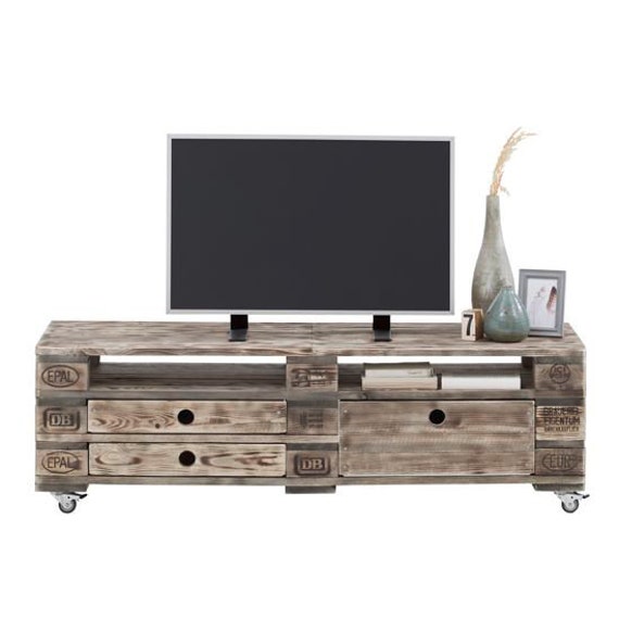 Palettenmobel Massive Chest Of Drawers Sideboard Etsy