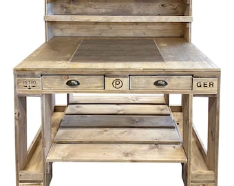 Pallet furniture: Grill table "PERTHONE -PREMIUM -Top"