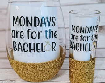 The Bachelor TV Show ABC The Bachelor Final Rose Material The most dramatic season ever The Bachelor Wine Glass Bachelor in Paradise TV