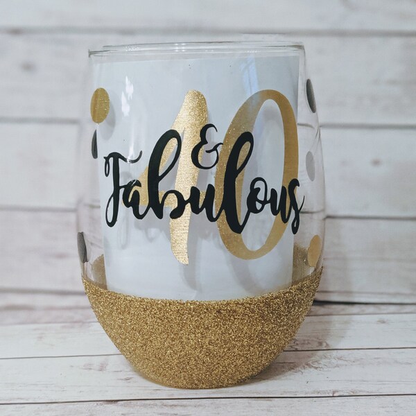 Glitter Wine Glasses Etsy