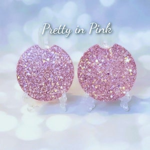 Glitter Car Coasters Set of 2