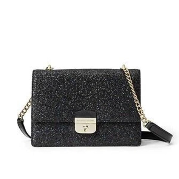 Kate Spade New York Sunset Lane Eden Black Glitter Crossbody designer purse kate spade purse kate spade bag designer