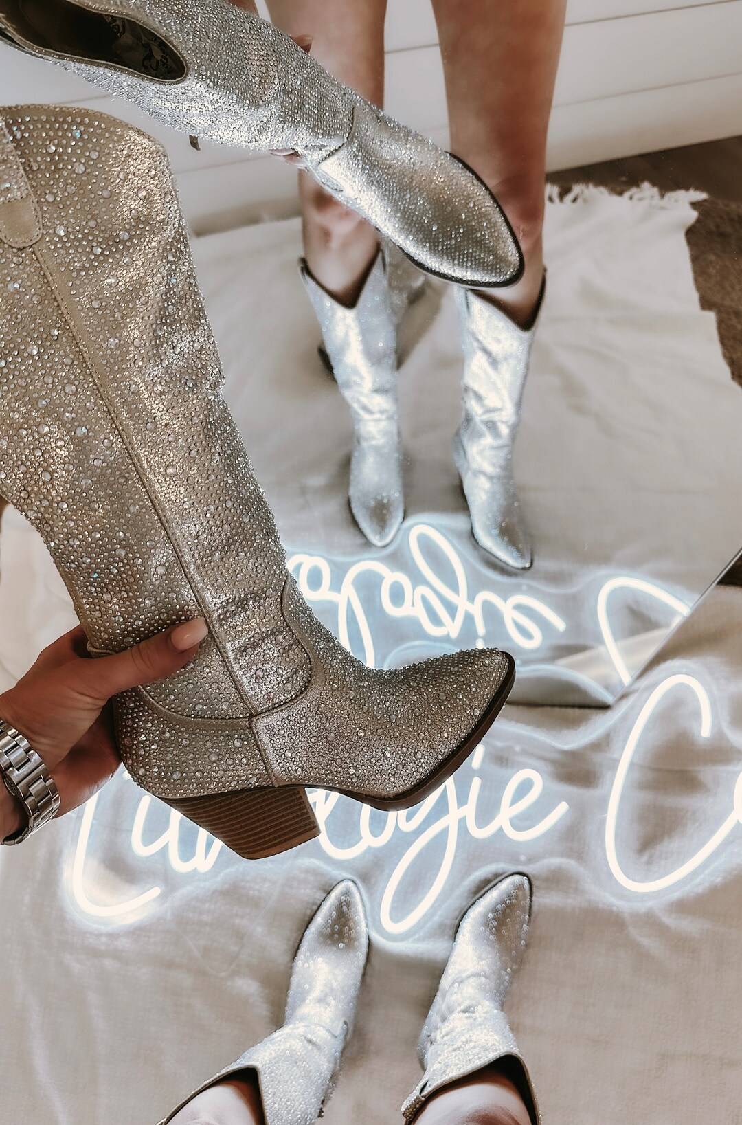 Bestseller Sparkly Cowboy Boots Rhinestone Western Cowboy Boots