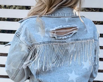 fringe jeans jacket