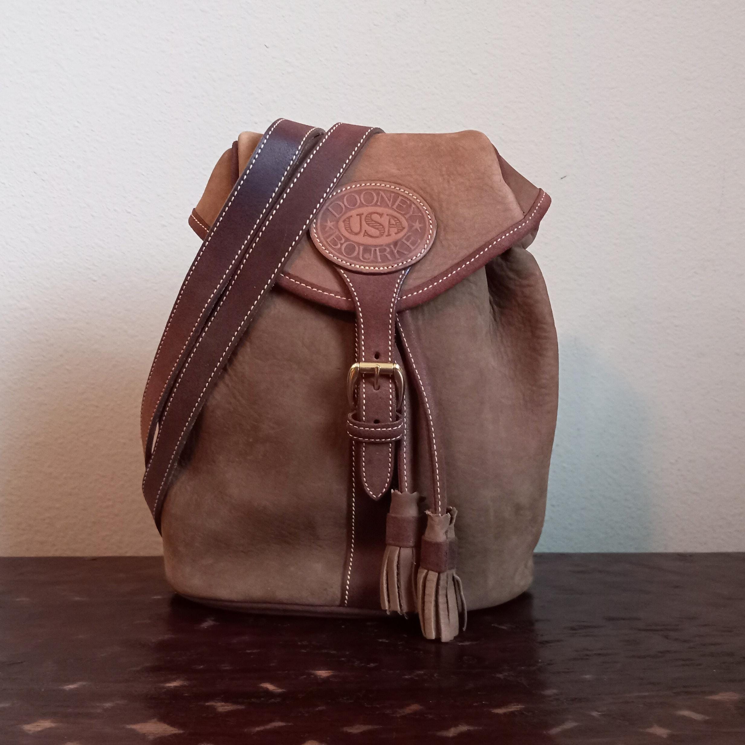 Havana Brown Dooney & Bourke N511 Mini Nubuck Backpack - Etsy display picture 2
