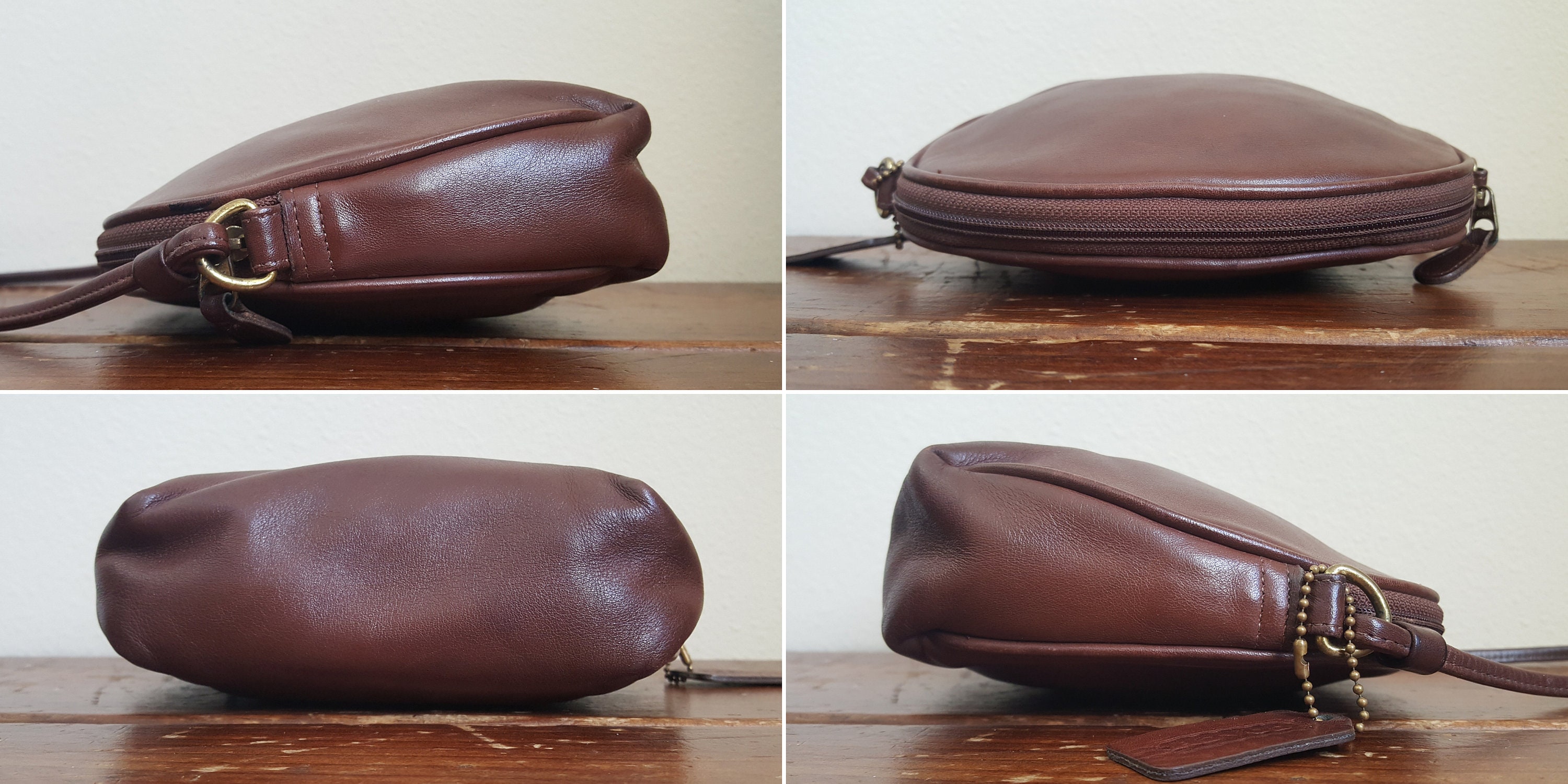 Vintage Cocoa Coach Leatherware Lightweights Collection Etsy