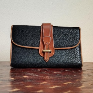 Black Dooney & Bourke F31 Large Madison Clutch Wallet