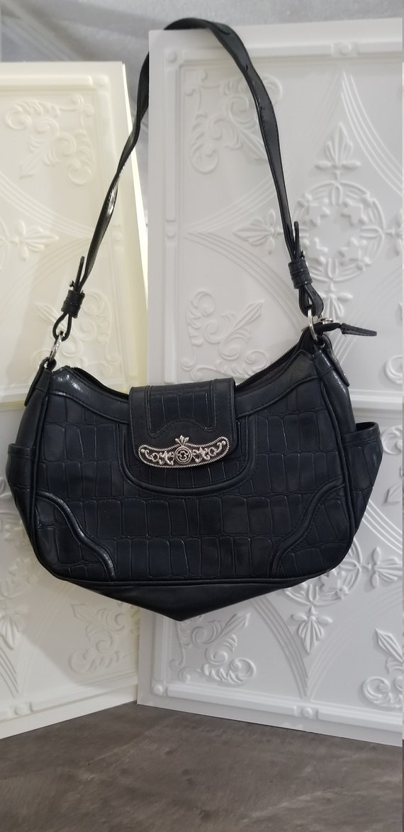 MC Marc Chantal Vegan Black Bag Shoulder Vintage