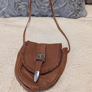 Vintage Genuine Leather Shoulder Cross over Bag Brand Unlisted Excellent condition Mini
