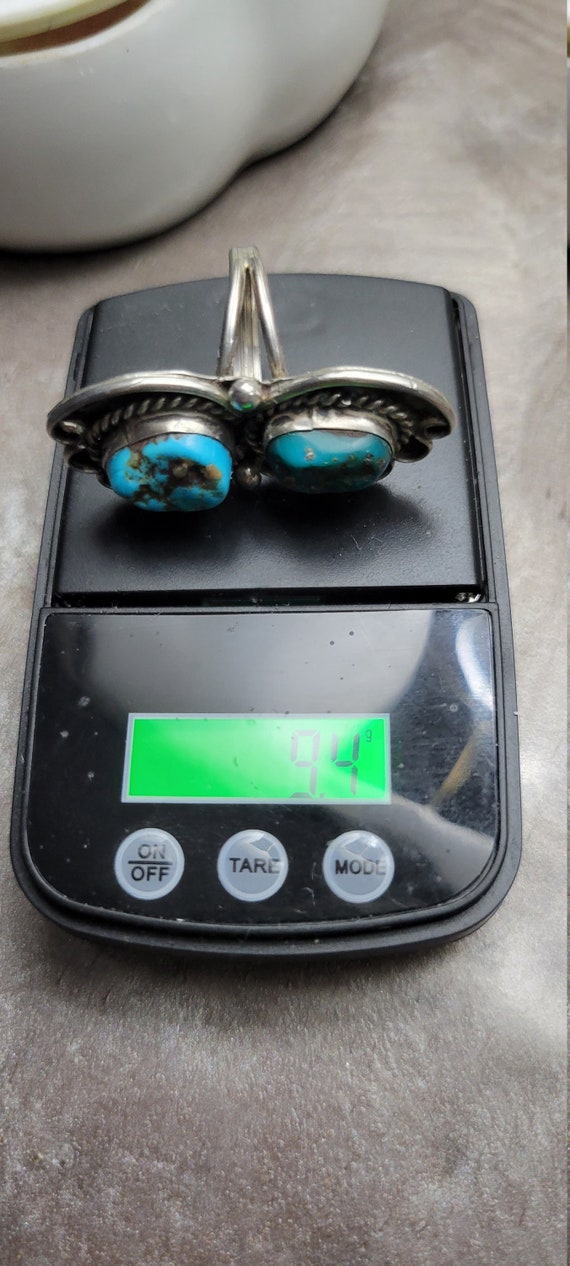 Antique SouthWest Sleeping Beauty Turquoise  Ring… - image 10