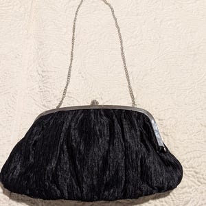 Neiman Marcus EVENING Cocktail Clutch Bag with Chain Holder for Elbow or Shoulder Genuine Vintage Glamorous