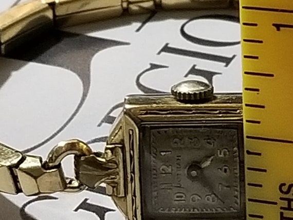 ART DECO Gotham Goothite K With 17 Jewels Swiss Wind up 