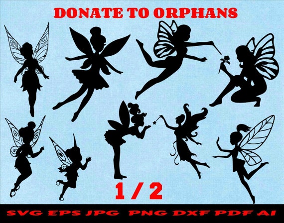 Download 30 Fairy SVG Cut Files Fairy Silhouette Fairy Bundle SVG ...