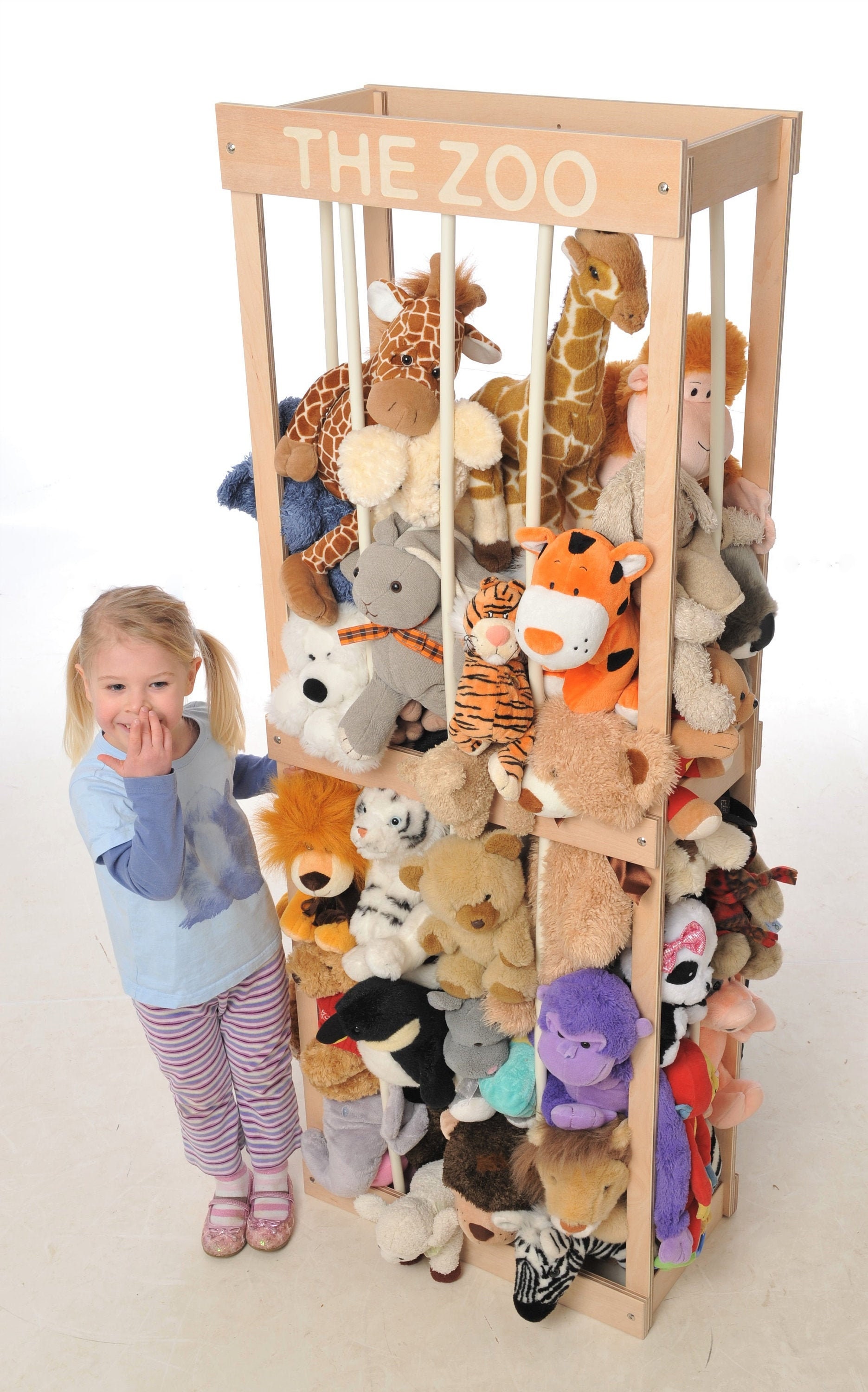 Stuffed Animal Zoo, Stuffed Animal Organizer, Kids Bedroom Storage –  BandasPalette