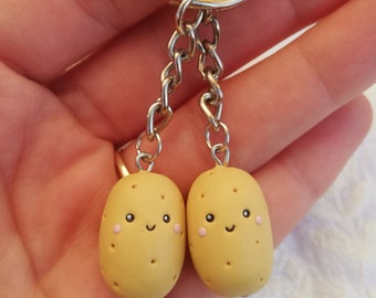 Potato Keychain - Best Friend Gift  Patate - Boyfriend Girlfriend Gift -Mothers Day Gift - Valentines Day Gift - Christmas gift