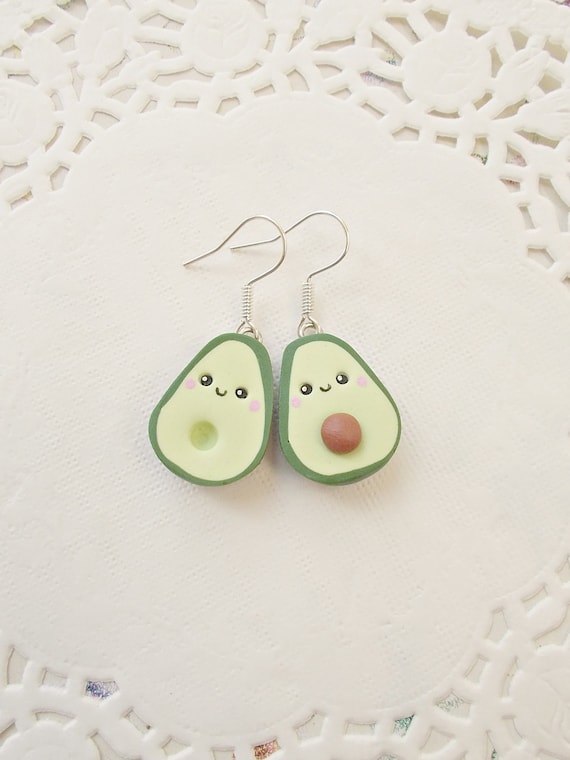 Aguacate avocado statement earrings