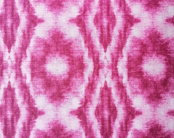 Coated cotton batik pink (yard goods)