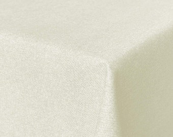 Coated cotton light beige mottled (sold by the metre)