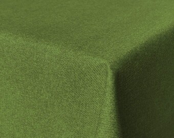 Beschichtete Baumwolle grün uni meliert (Meterware)