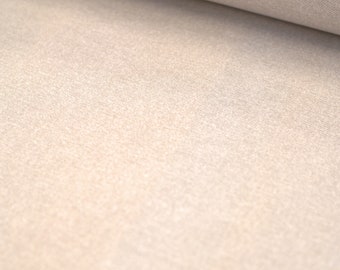 Fabric water-repellent cotton different decors (sold by the metre, width 140 cm) plain greige