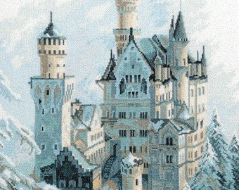 16 comte Allemagne-Cross Stitch Kit 8" X 12" Château de Neuschwanstein en Bavière 16 comte Allemagne-Cross Stitch Kit 8" X 12" Château de Neuschwanstein en Bavière