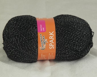 Cascade Yarns Glitteratzi #04 Chocolate Acry Poly Nylon Wool 100g Subtle Sparkle