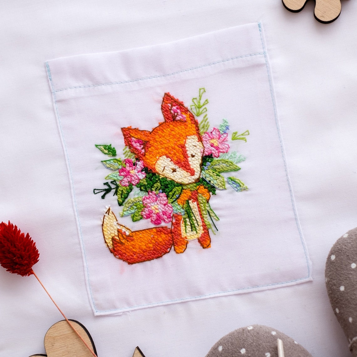 New Mini Counted Cross Stitch on Water Soluble Canvas Hand Etsy
