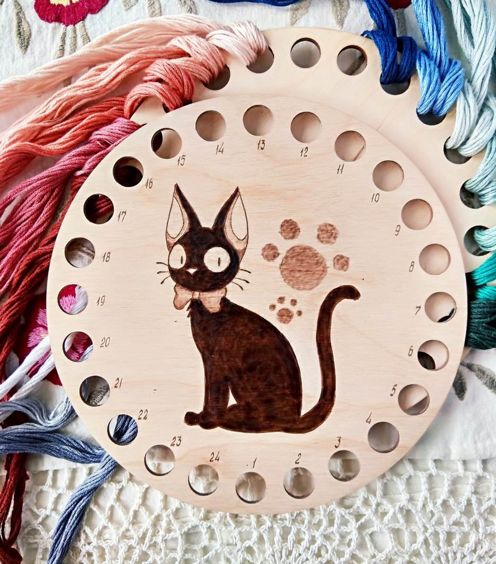 Cross Stitch Thread Holder Embroidery Thread Storage Floss Etsy