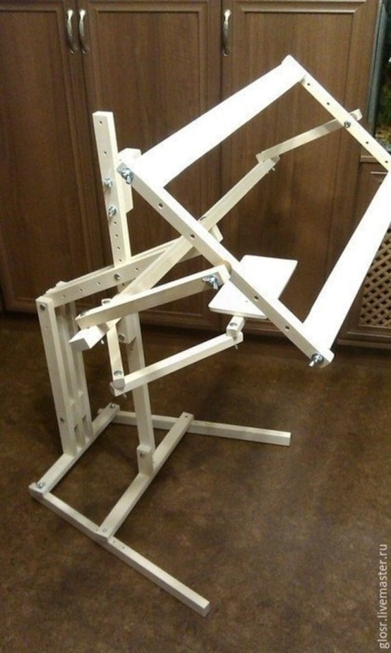 Embroidery Tool Floor Stand Embroidery Cross Stitch Frame Etsy