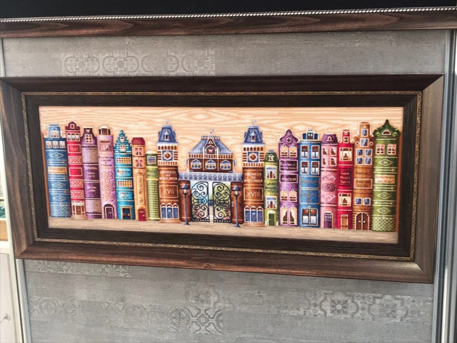 New Modern Cross Stitch Hand Embroidery Kit Book Kingdom Cross Etsy