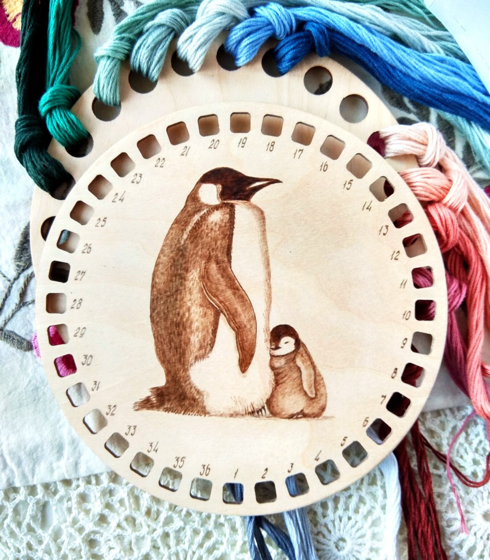 Cross Stitch Thread Holder Embroidery Thread Storage Floss Etsy