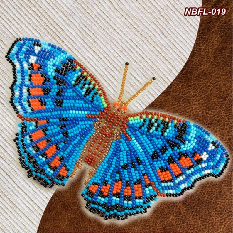 Gift Idea New Mini Counted Cross Stitch on Water Soluble Canvas Hand Embroidery Kit on Clothes Prezis Octavia Butterfly Russian Manufacture