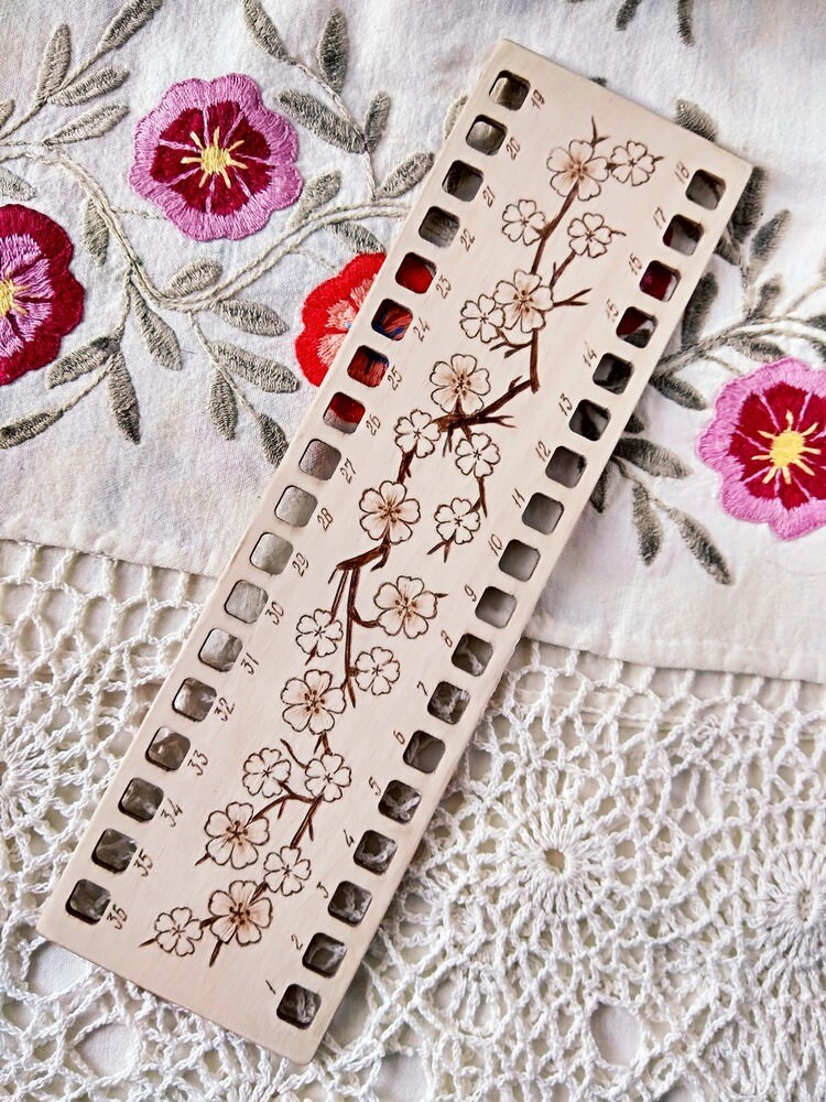 Modern thread holder embroidery thread storage floss wooden  etsy Modern thread holder embroidery thread storage floss wooden  etsy